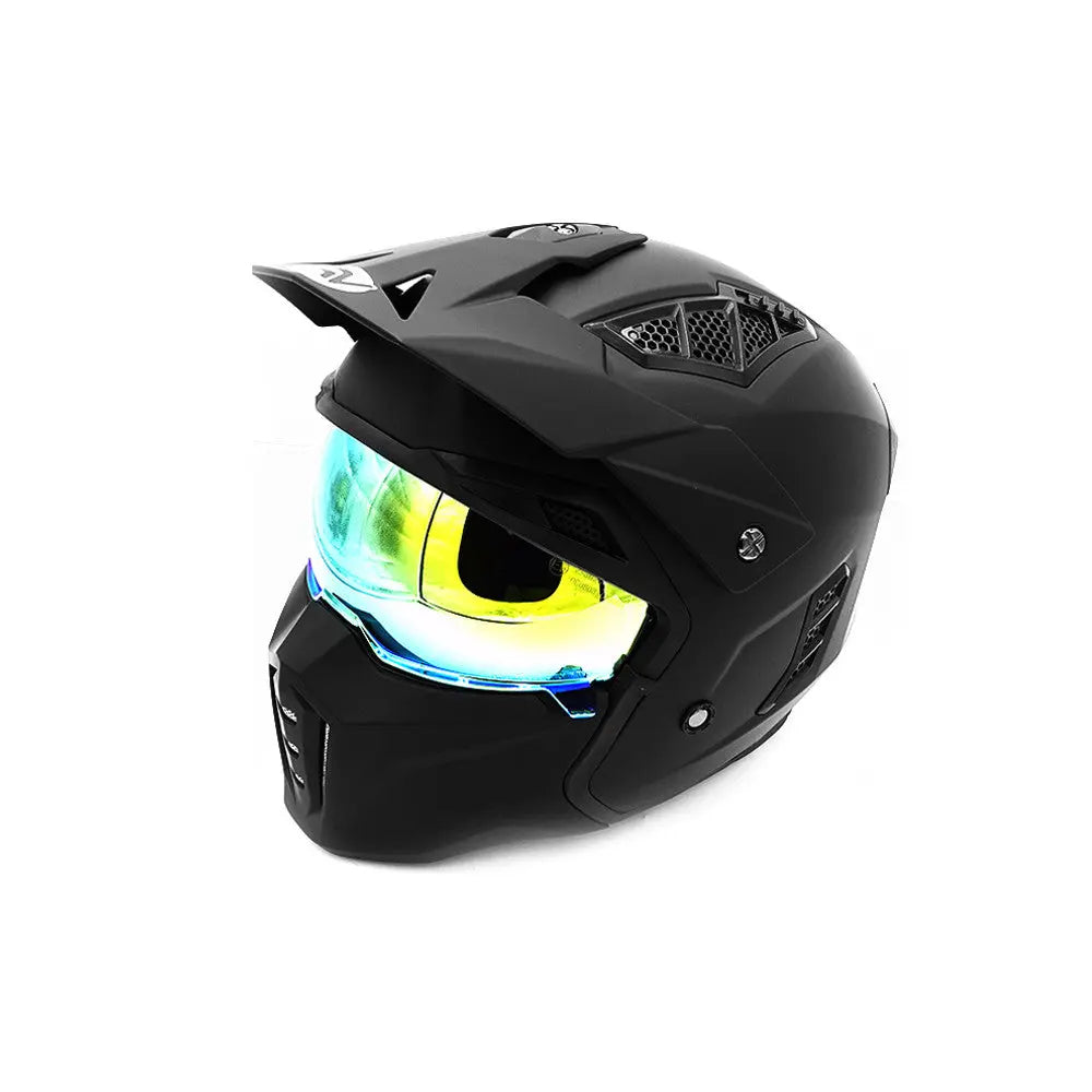 Casque Street FRV Noir Mat (taille S à XL) (S) Over Watt