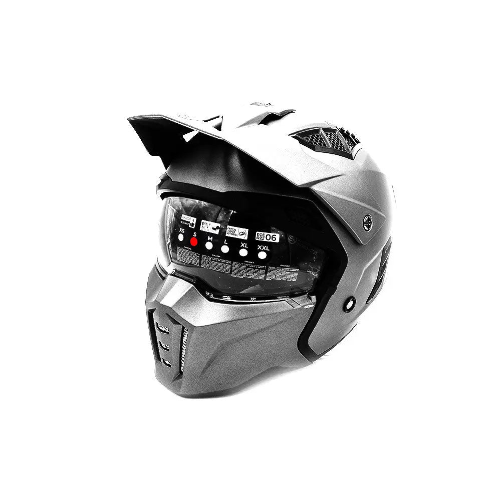 Casque street FRV gris métallique mat (taille S à XL) Over Watt