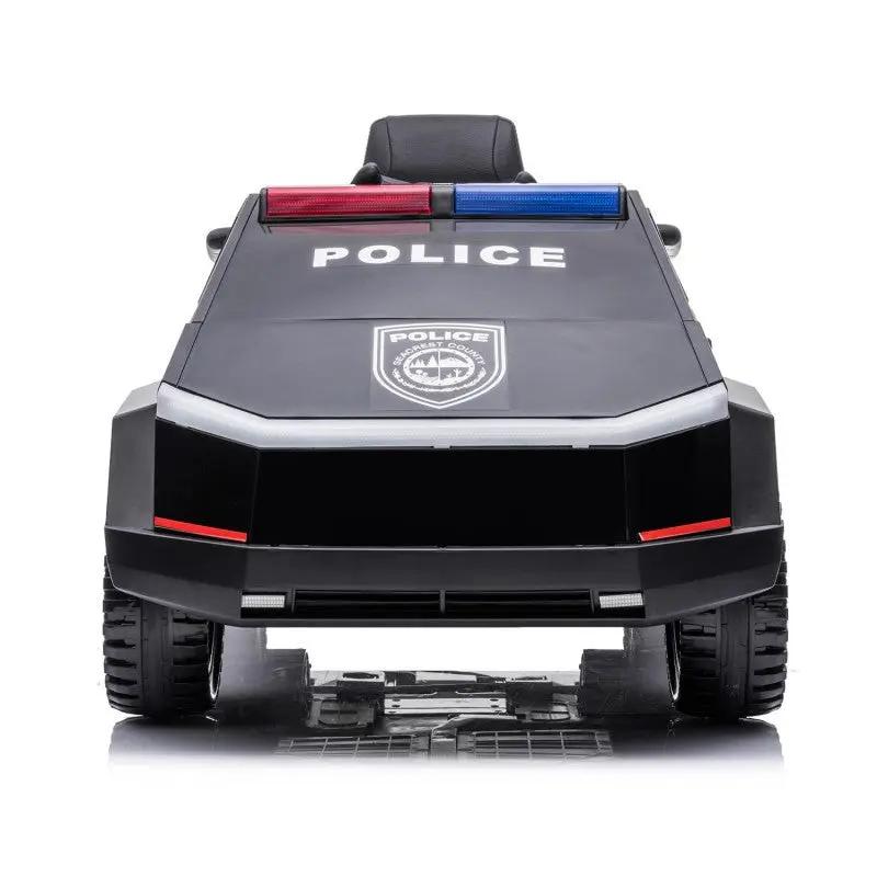 Voiture Électrique Enfant 12V, Tesla Cybertruck Police cybertuck
