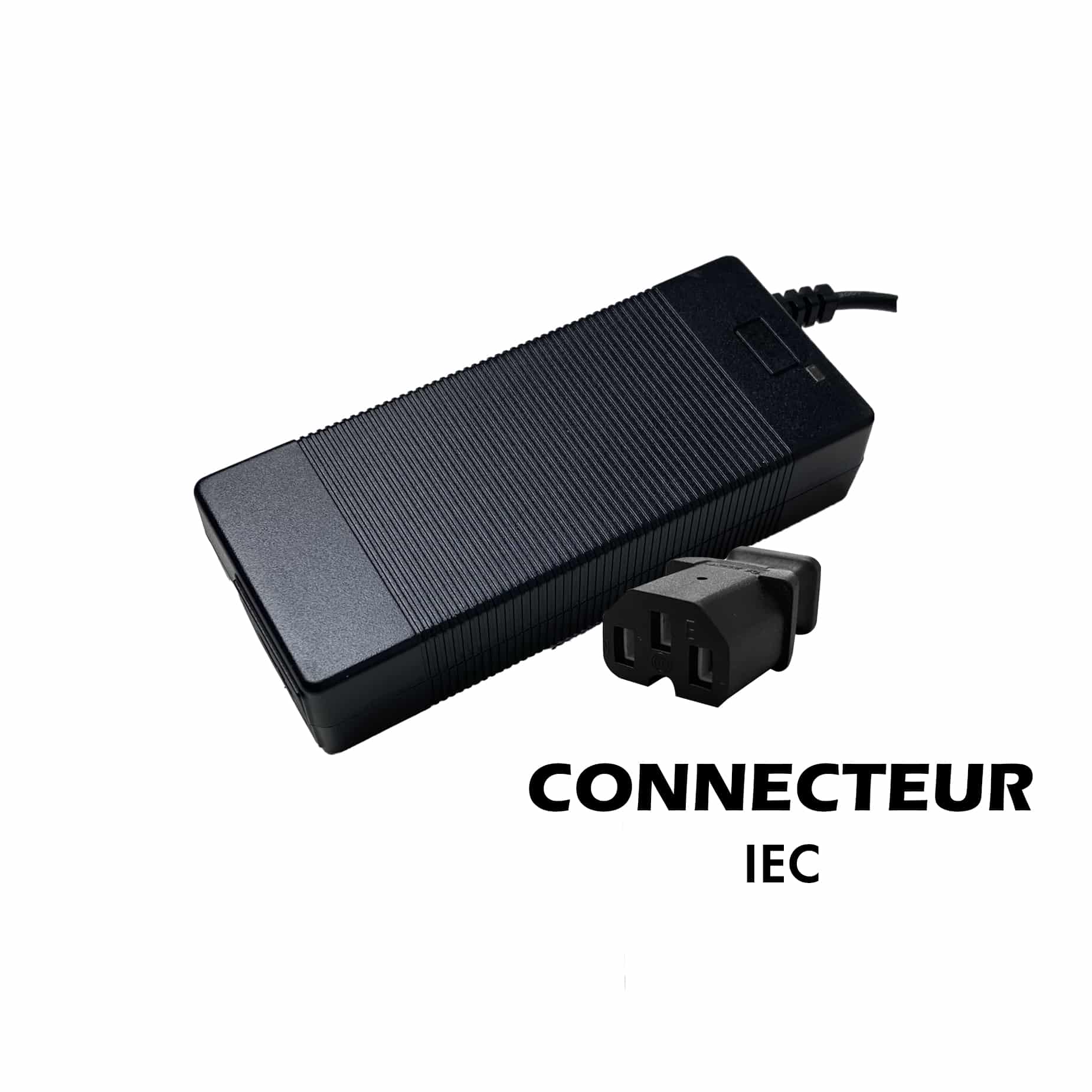 Chargeur 60V ➡️ 67.2V / 2A Prise IEC Citycoco Over Watt
