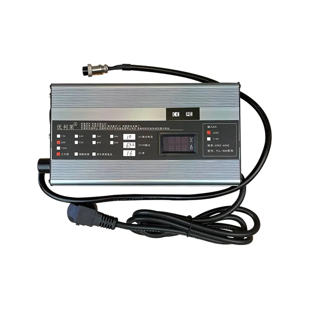 Chargeur rapide 60V ➡️ 67V 1-10A GX16-3P Over Watt