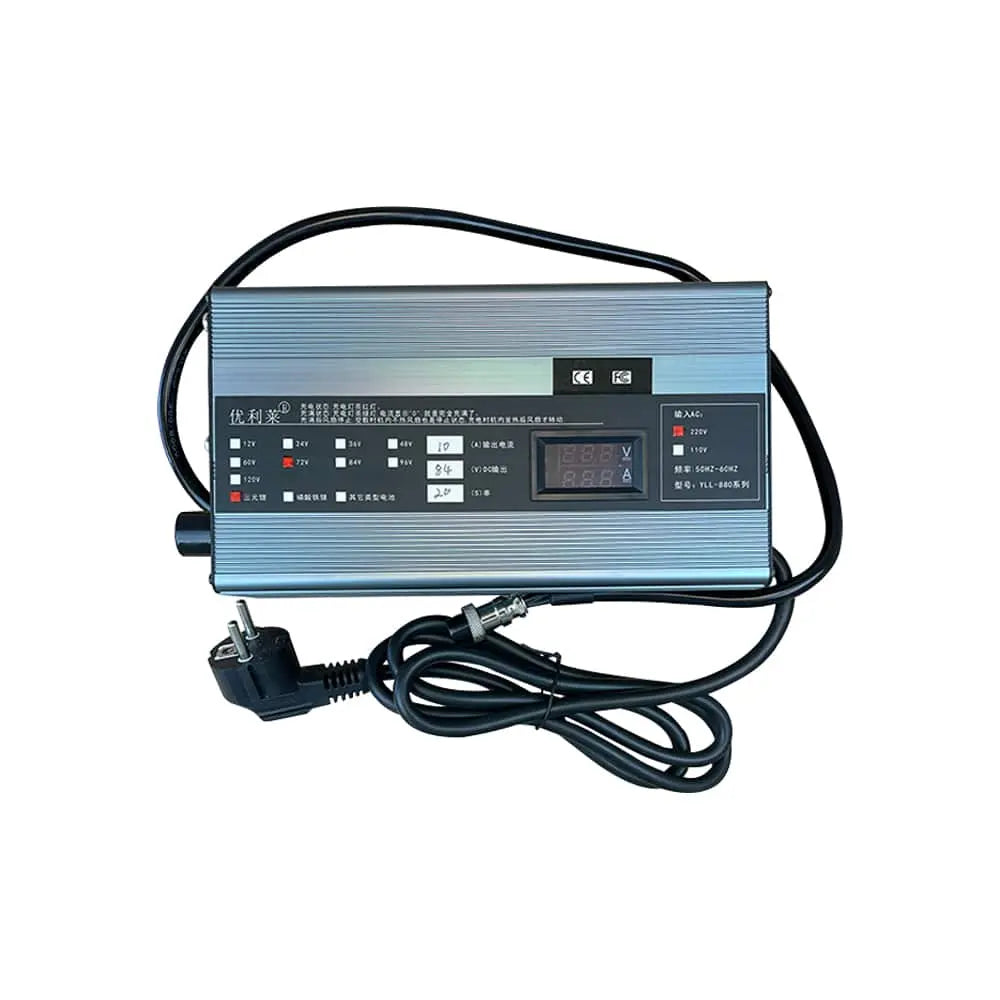 Chargeur rapide 72V ➡️ 84V 1-10A GX16-3P Over Watt