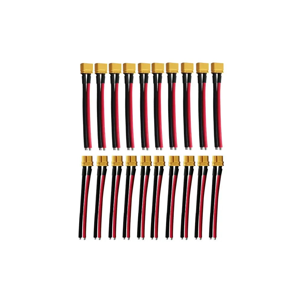 Pack Prises Xt60 Avec câbles 10Males+10Femelles Over Watt