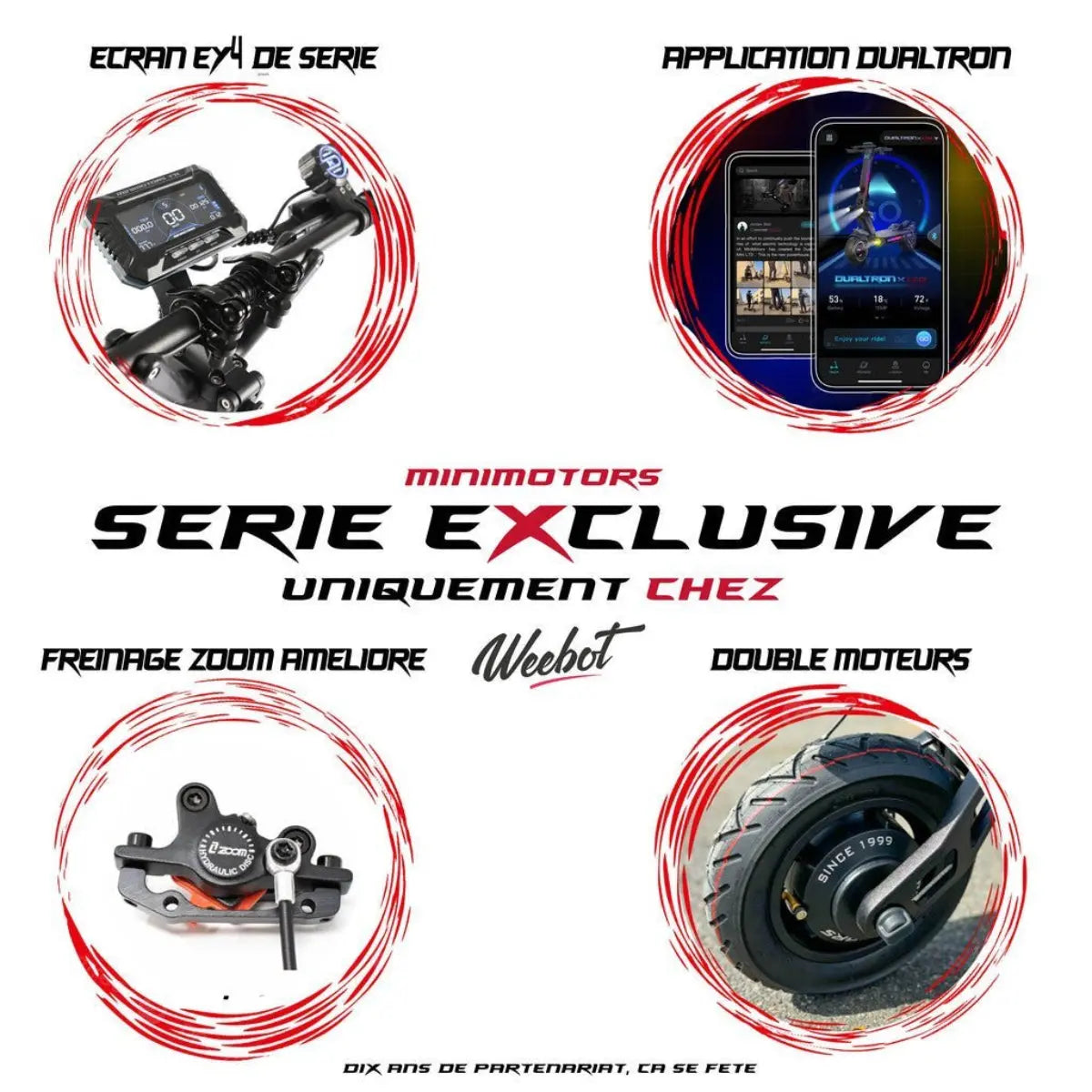 Trottinette Électrique Dualtron Forever Ultra Minimotors