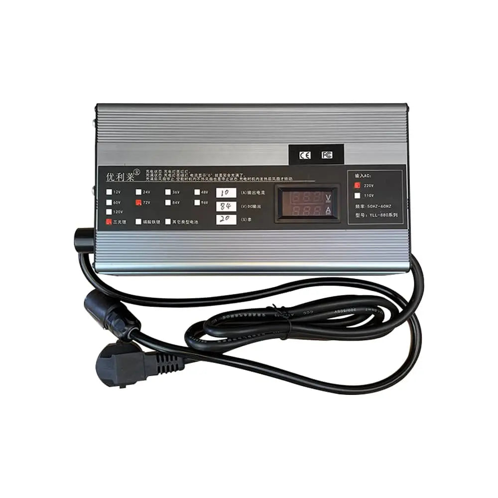 Pack Chargeur rapide 72V ➡️ 84V 1-10A + Adaptateur LP-16 Over Watt