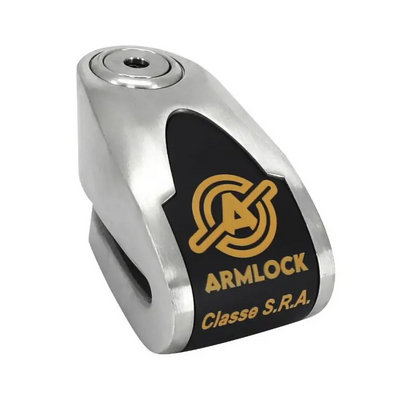 ANTIVOL BLOQUE DISQUE ARMLOCK CK9 INOX AVEC ALARME SONORE DIAM 10mm 120 Db (CLASSE SRA) (GARANTIE 10 ans) Auvray