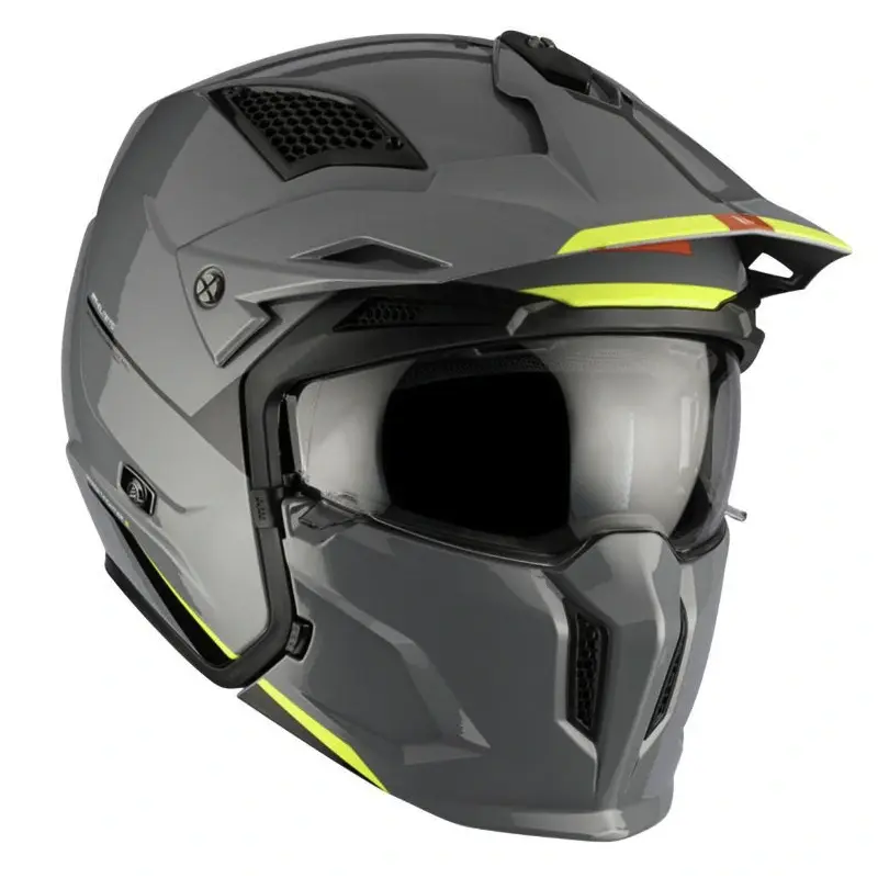 CASQUE TRIAL MT STREETFIGHTER SV UNI SIMPLE ECRAN TRANSPARENT TRANSFORMABLE AVEC MENTONNIERE AMOVIBLE MT Helmets