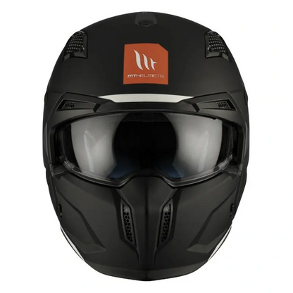 CASQUE TRIAL MT STREETFIGHTER SV UNI SIMPLE ECRAN TRANSPARENT TRANSFORMABLE AVEC MENTONNIERE AMOVIBLE MT Helmets