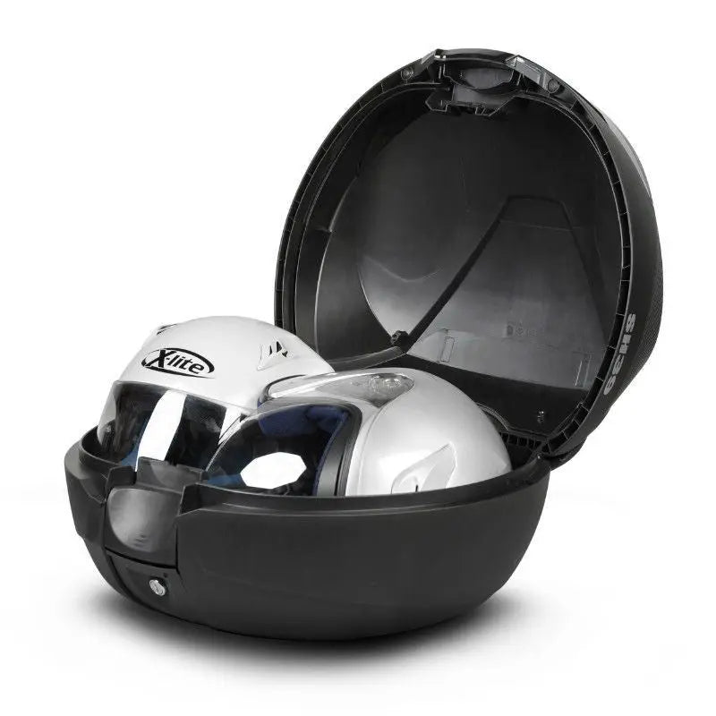 TOP CASE SHAD SH39 CARBONE 39L AVEC PLATINE (CONTENANCE 2 CASQUES JET OU 1 CASQUE INTEGRAL + ACCESSOIRES) SHAD