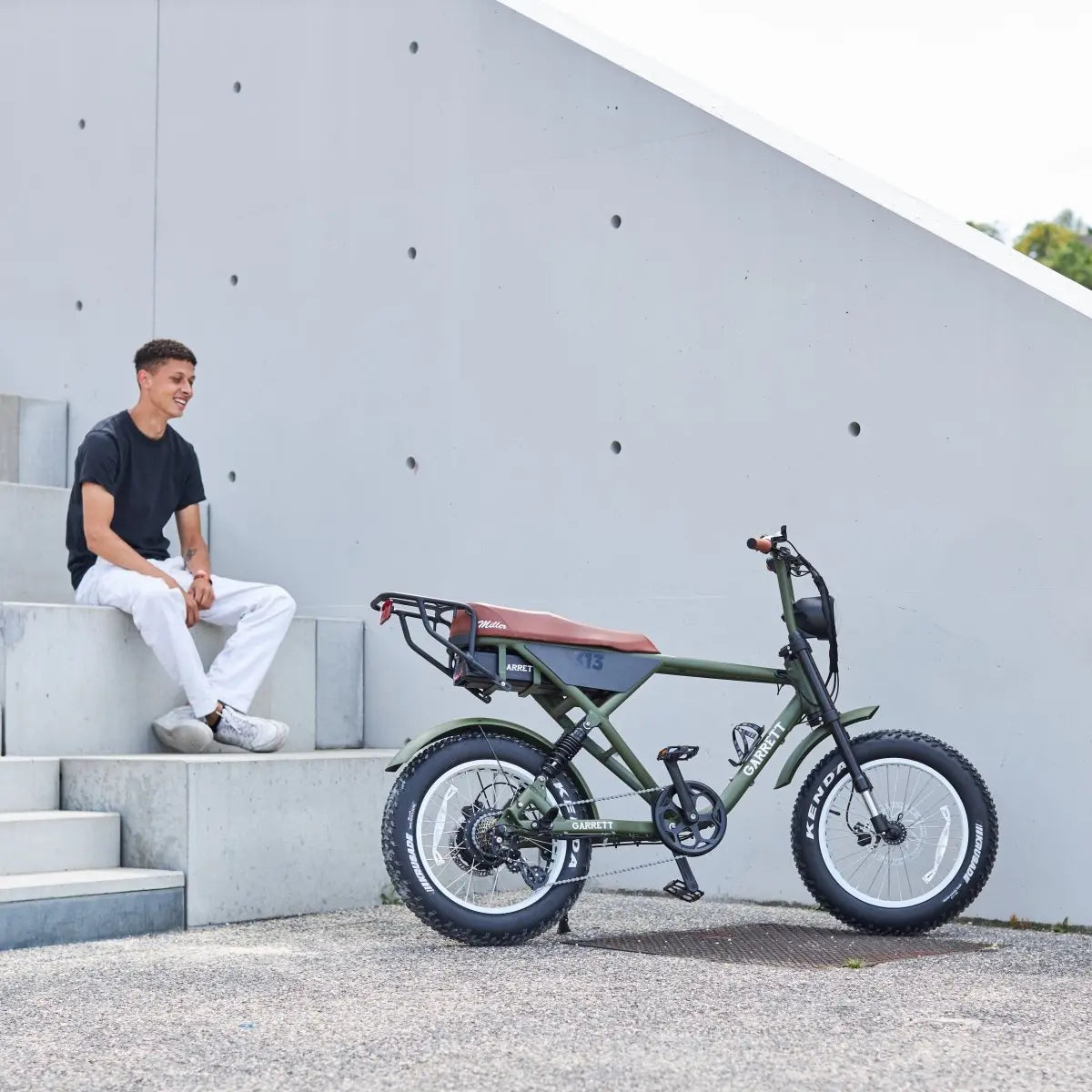 Vélo Électrique Biplace Cargo Garrett Miller Z Garrett Miller