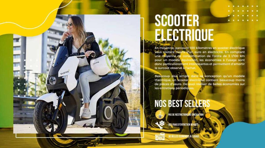 bannière scooter électrique